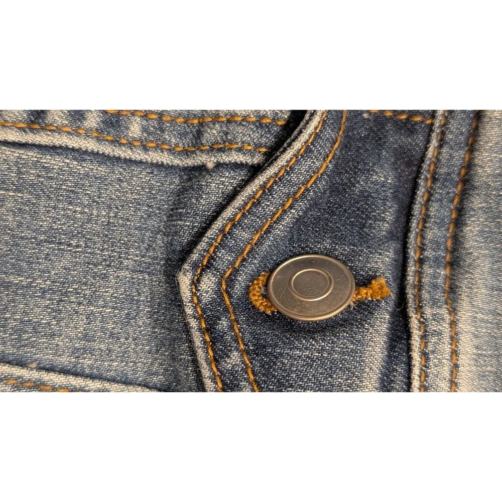 Women's Time and Tru Blue Jean Jacket S - Picture 11 of 12